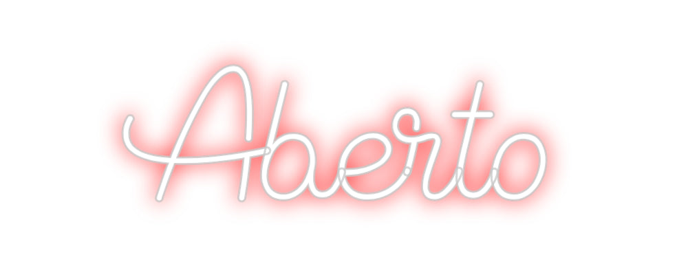 Custom Neon Sign Online Editor Aberto