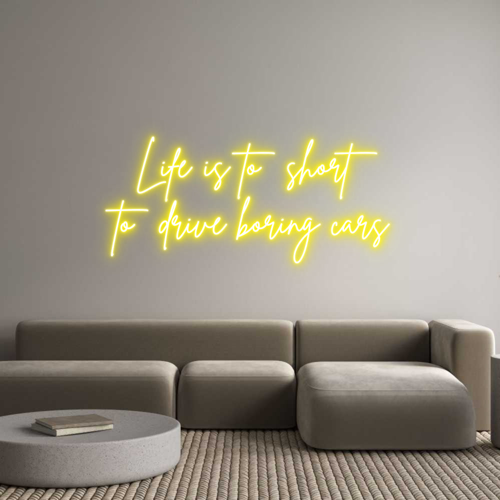 Custom Neon Sign Online Editor    Life is to...
