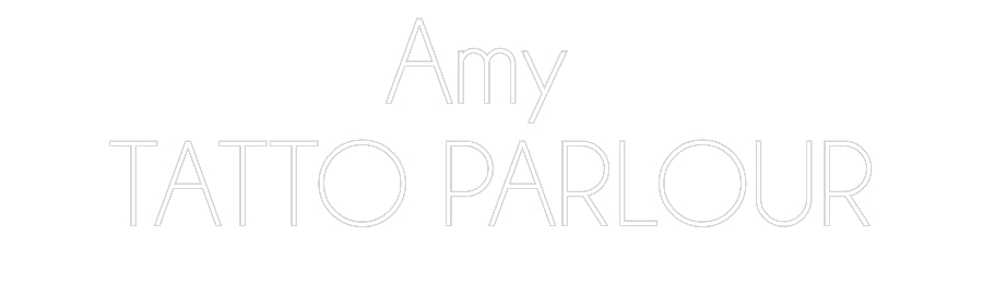 Custom Neon Sign Online Editor Amy 
TATTO P...