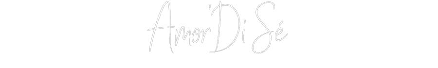 Custom Neon Sign Online Editor Amor’Di Sé