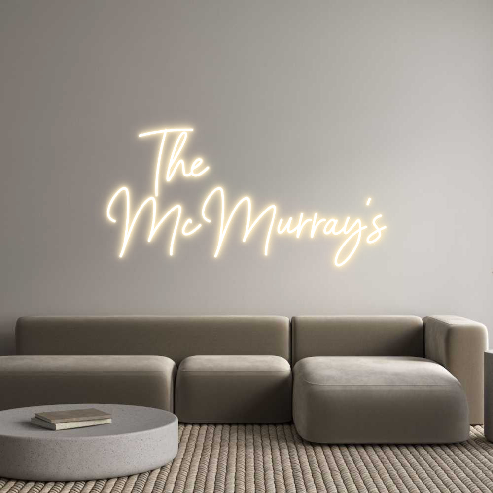 Custom Neon Sign Online Editor    The
McMur...