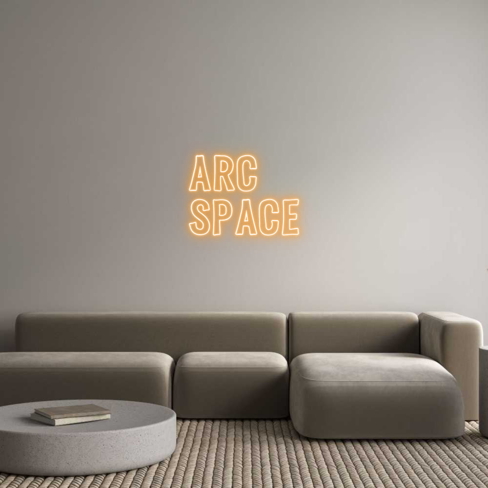 Custom Neon Sign Online Editor ARC
SPACE