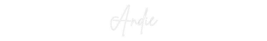 Custom Neon Sign Online Editor Andie