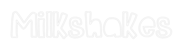 Custom Neon Sign Online Editor Milkshakes