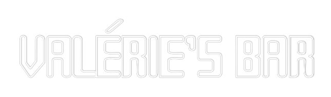 Custom Neon Sign Online Editor VALÉRIE’S BAR