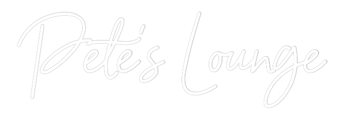 Custom Neon Sign Online Editor Pete’s Lounge