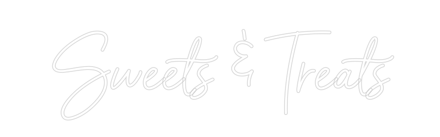 Custom Neon Sign Online Editor 
Sweets & Tr...