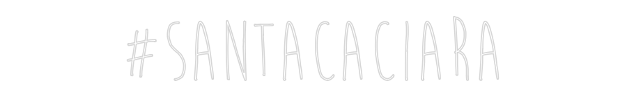 Custom Neon Sign Online Editor #SANTACACIARA