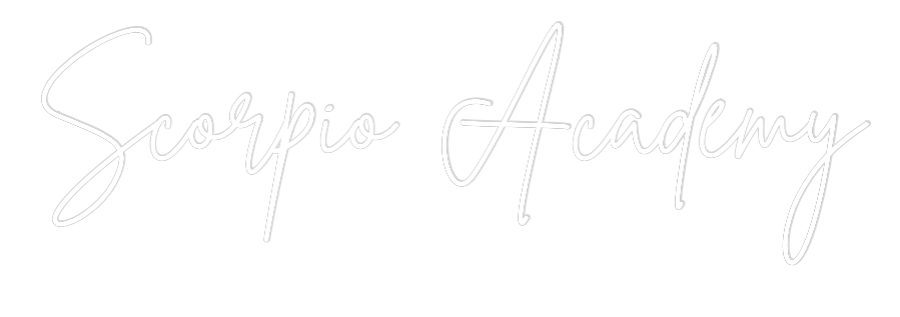 Custom Neon Sign Online Editor Scorpio Academy