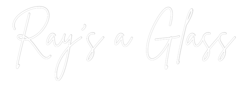 Custom Neon Sign Online Editor Ray’s a Glass
