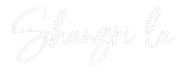 Custom Neon Sign Online Editor Shangri la