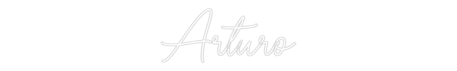 Custom Neon Sign Online Editor Arturo