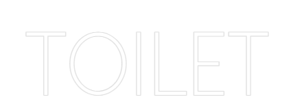 Custom Neon Sign Online Editor TOILET