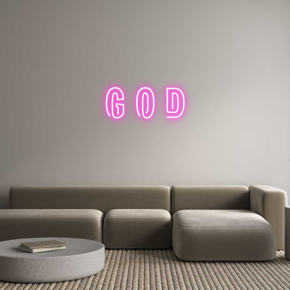 Custom Neon Sign Online Editor  G O D