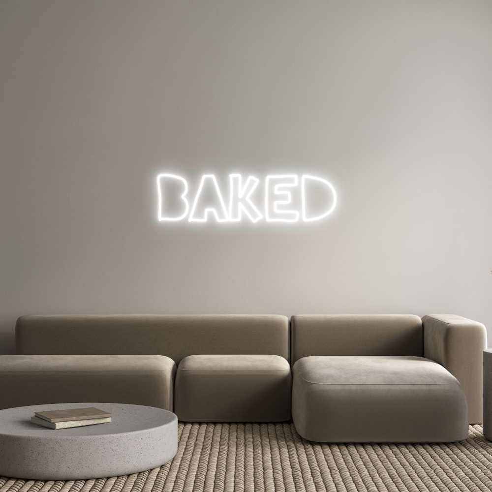 Custom Neon Sign Online Editor BAKED
