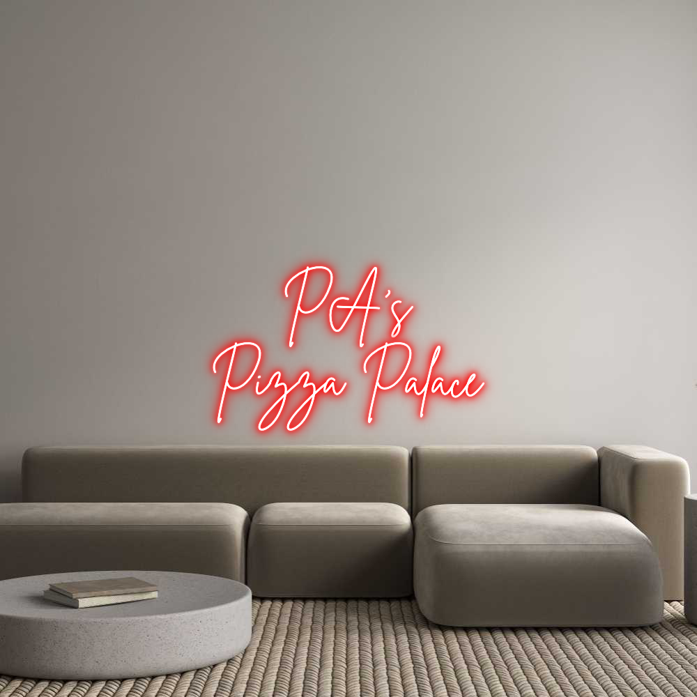 Custom Neon Sign Online Editor PA’s
Pizza P...
