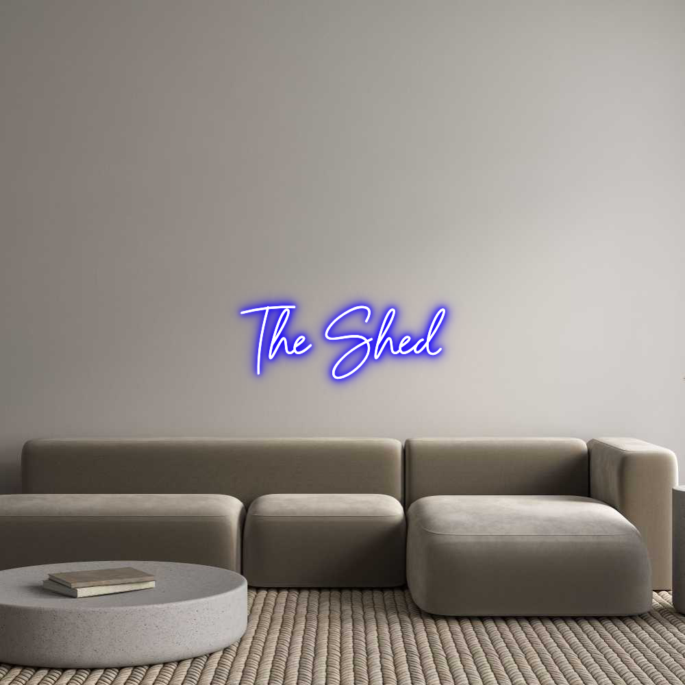 Custom Neon Sign Online Editor The Shed