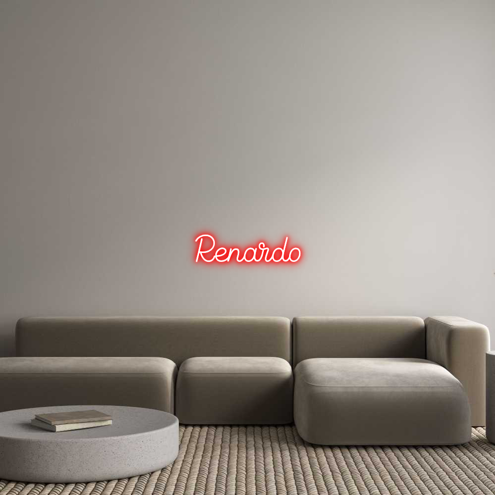 Custom Neon Sign Online Editor Renardo