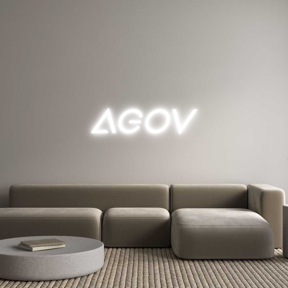 Custom Neon Sign Online Editor AGOV