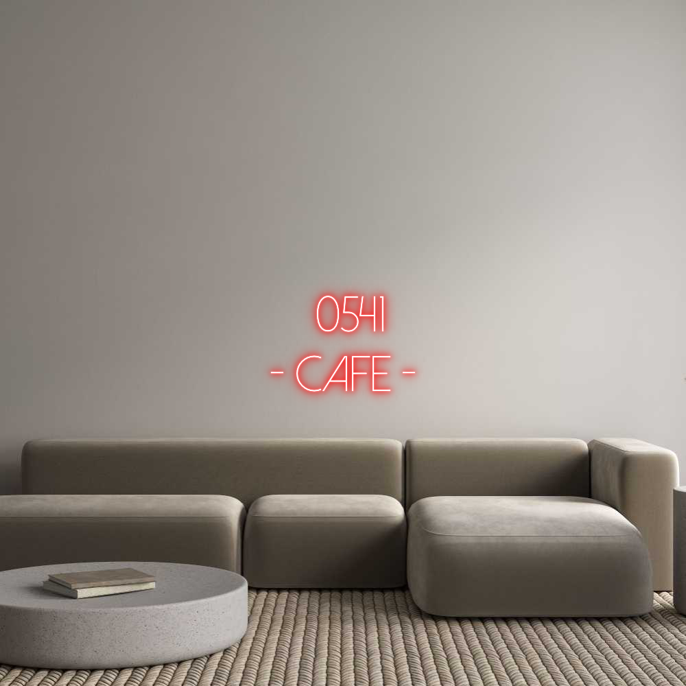 Custom Neon Sign Online Editor 0541
- CAFE -