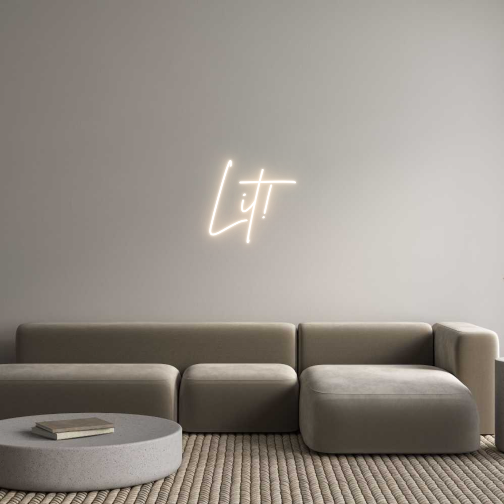 Custom Back Lit Neon Sign Online Editor Lit!