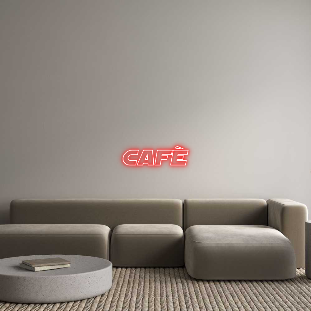 Custom Neon Sign Online Editor  CAFÈ
