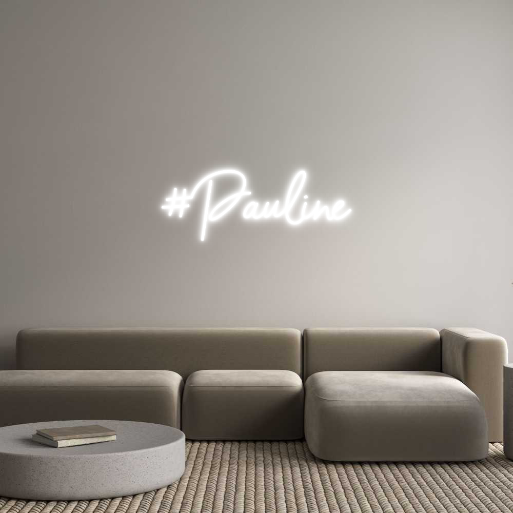 Custom Neon Sign Online Editor #Pauline