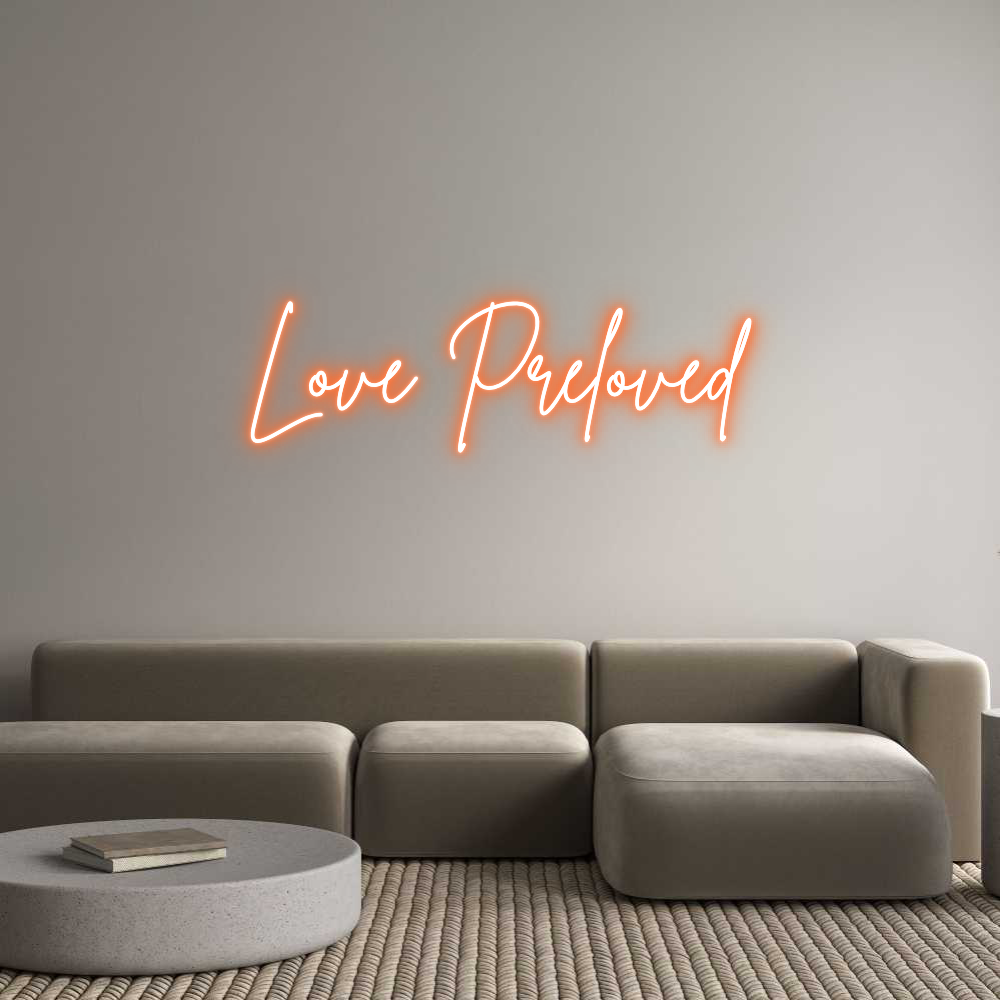 Custom Neon Sign Online Editor Love Preloved