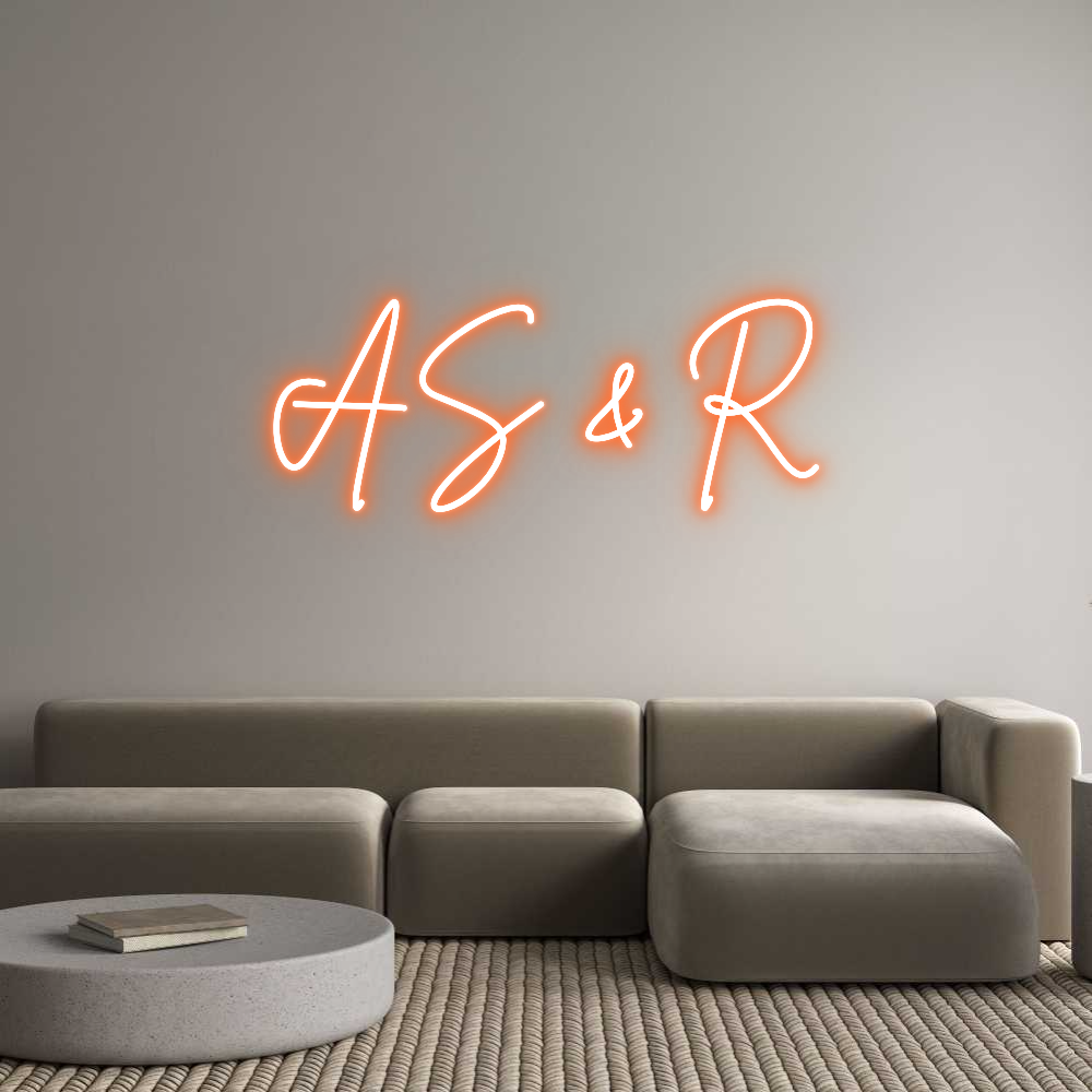 Custom Neon Sign Online Editor AS & R