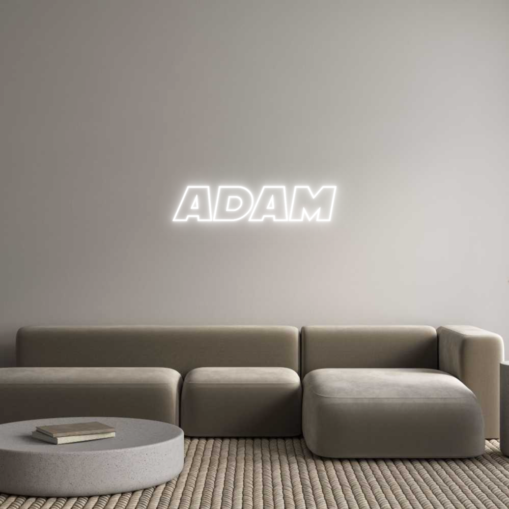 Custom Neon Sign Online Editor Adam