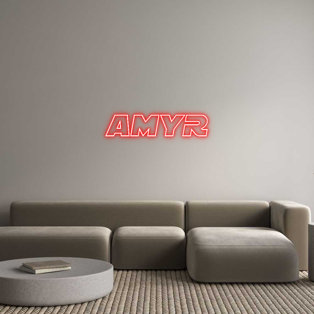 Custom Neon Sign Online Editor AMYR