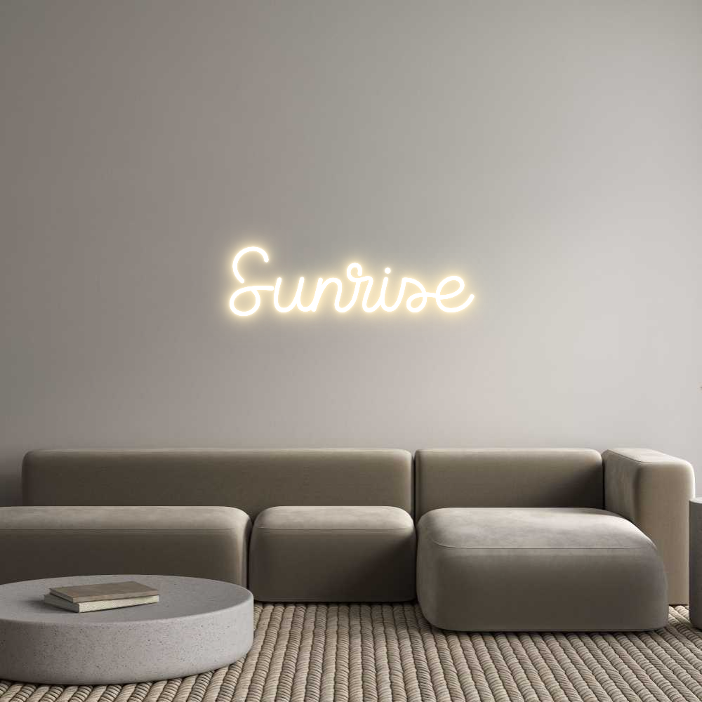 Custom Neon Sign Online Editor Sunrise