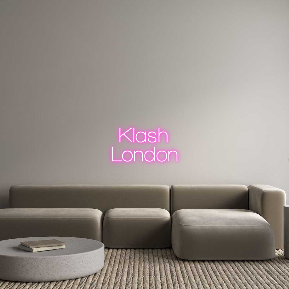 Custom Neon Sign Online Editor  Klash
London
