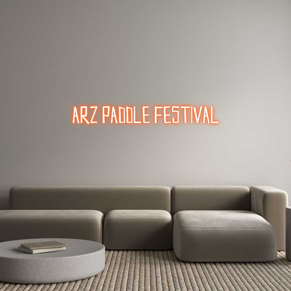 Custom Neon Sign Online Editor Arz Paddle Fe...