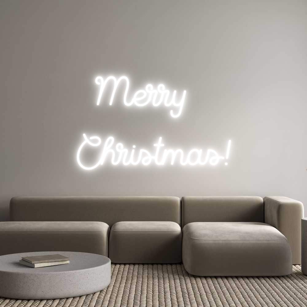 Custom Neon Sign Online Editor Merry
Christ...