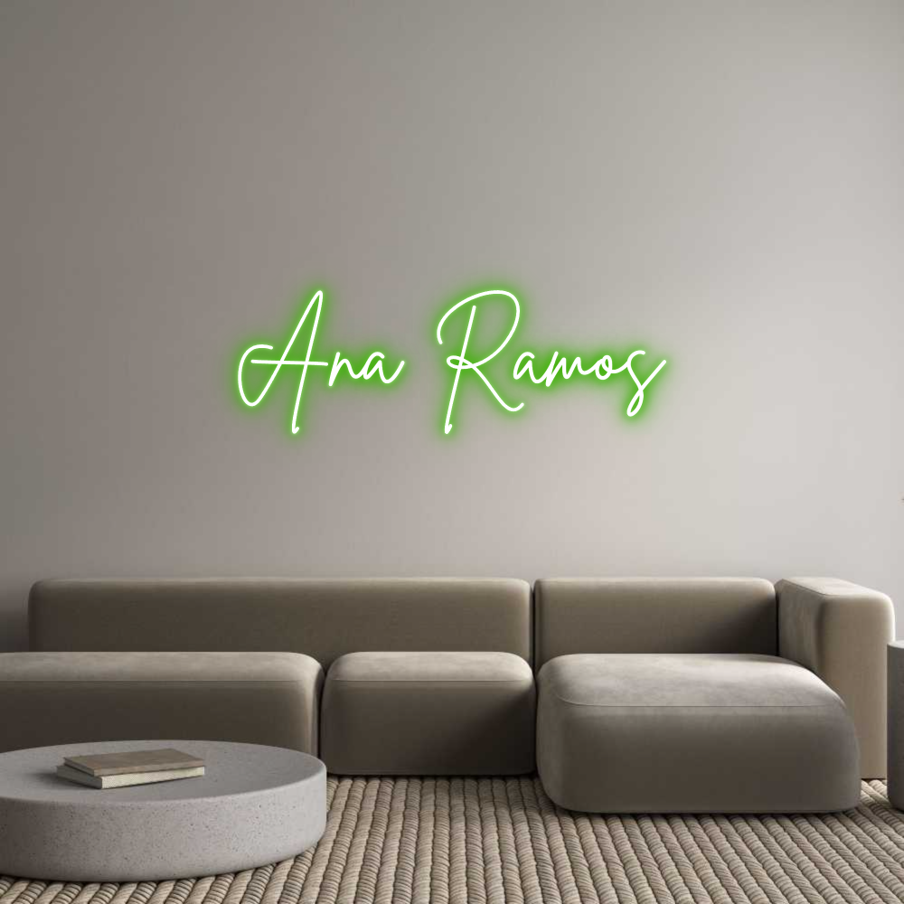 Custom Neon Sign Online Editor Ana Ramos