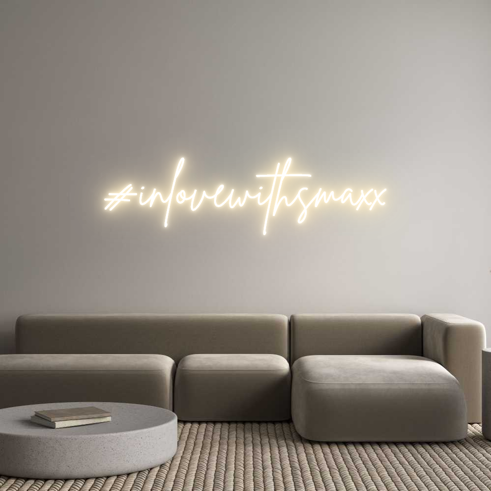 Custom Neon Sign Online Editor #inlovewithsm...