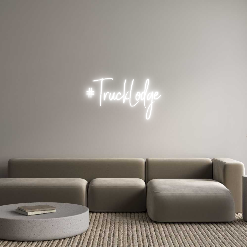 Custom Neon Sign Online Editor #TruckLodge