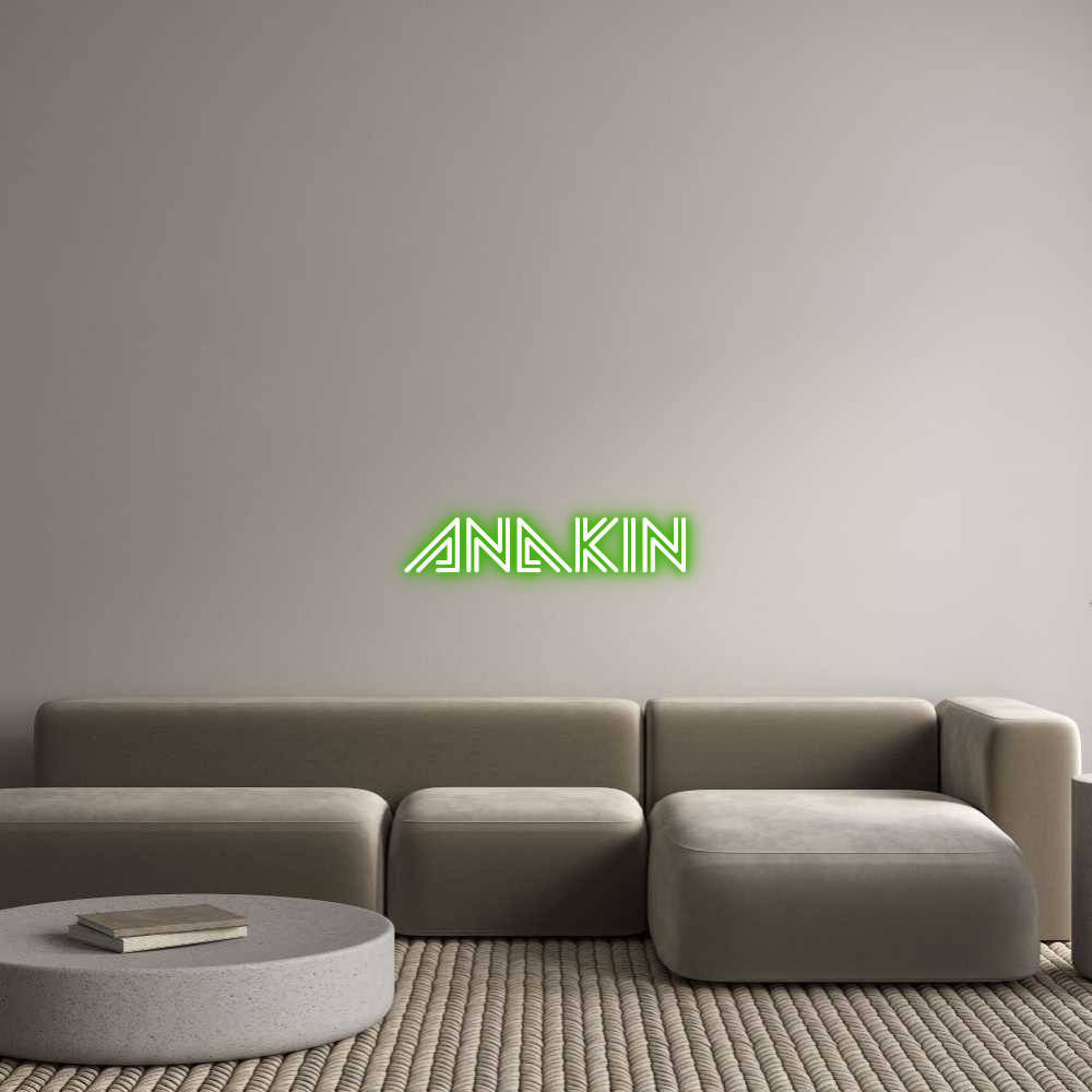 Custom Neon Sign Online Editor Anakin
