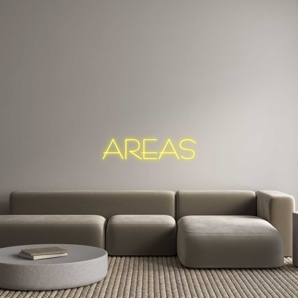 Custom Neon Sign Online Editor AREAS