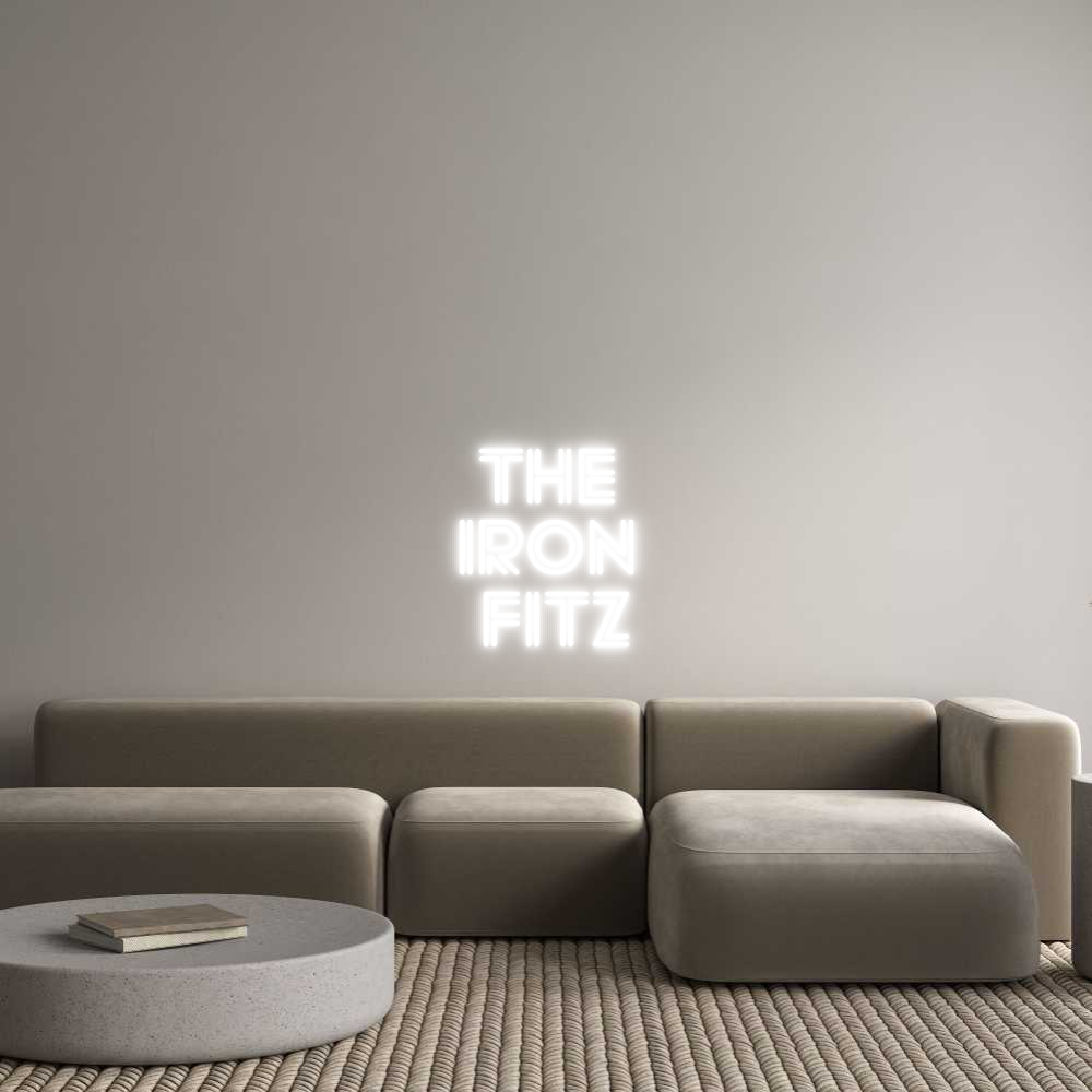Custom Neon Sign Online Editor The 
Iron 
...