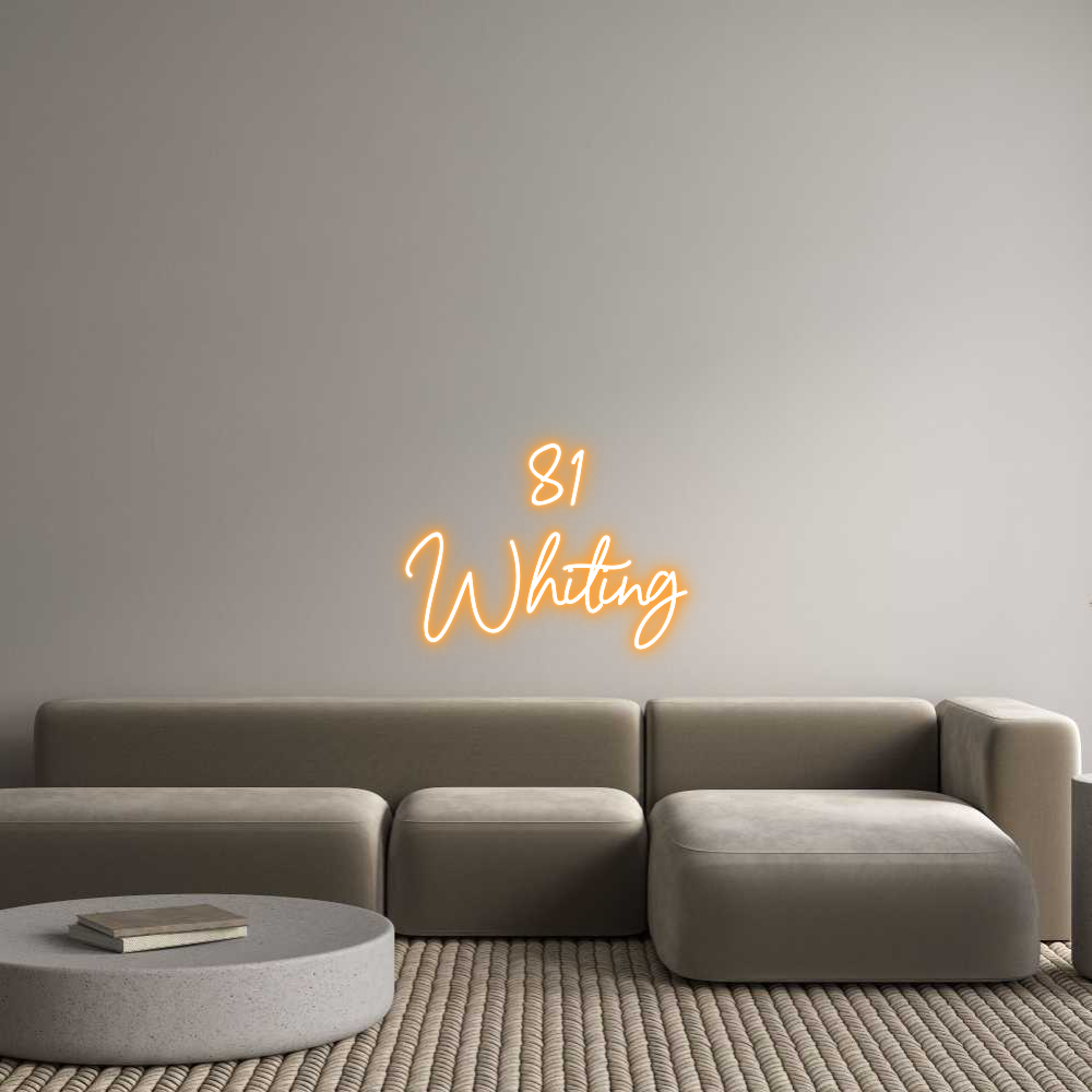 Custom Neon Sign Online Editor 81
Whiting