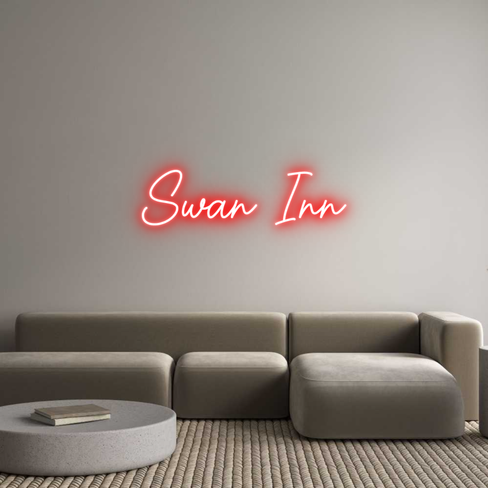 Custom Neon Sign Online Editor 
Swan Inn