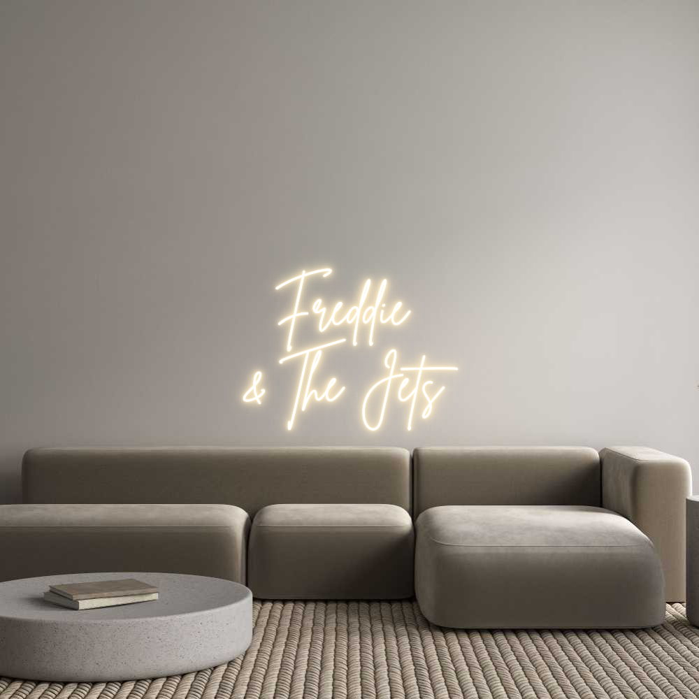 Custom Neon Sign Online Editor Freddie 
& T...