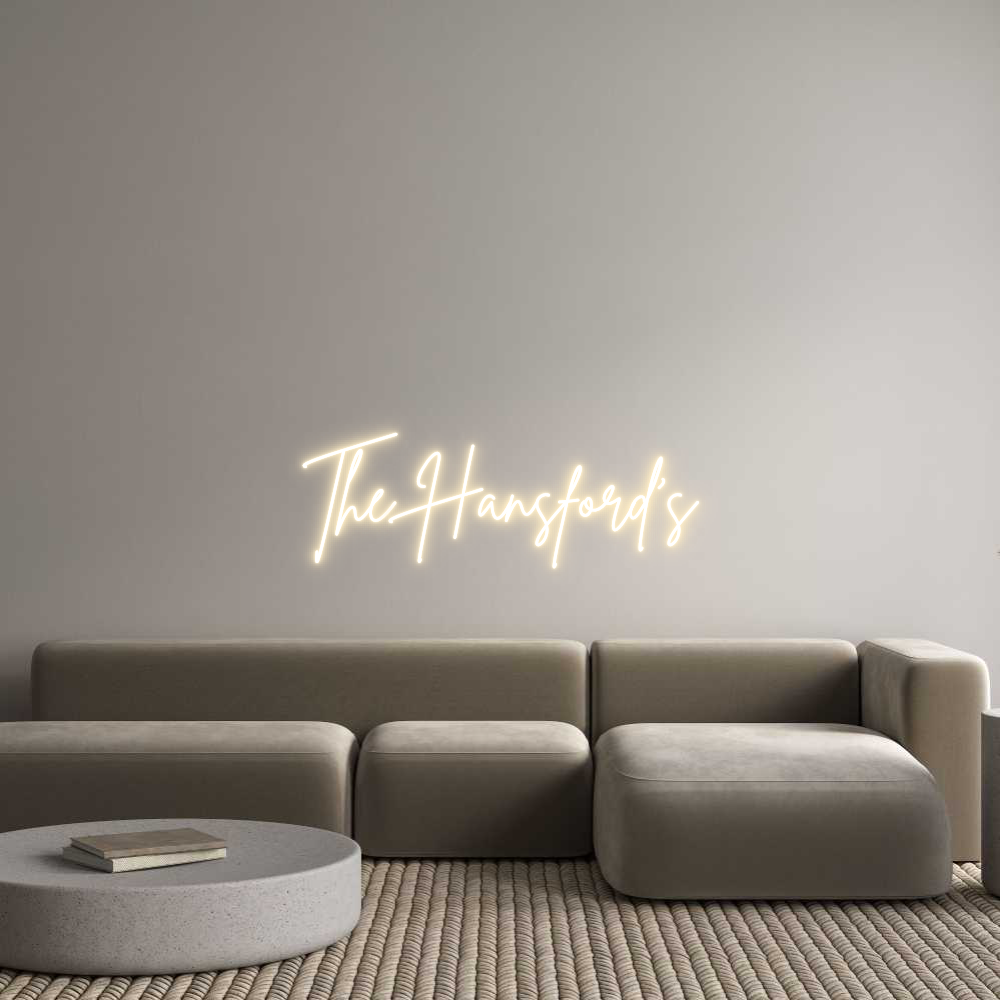 Custom Neon Sign Online Editor The Hansford’s