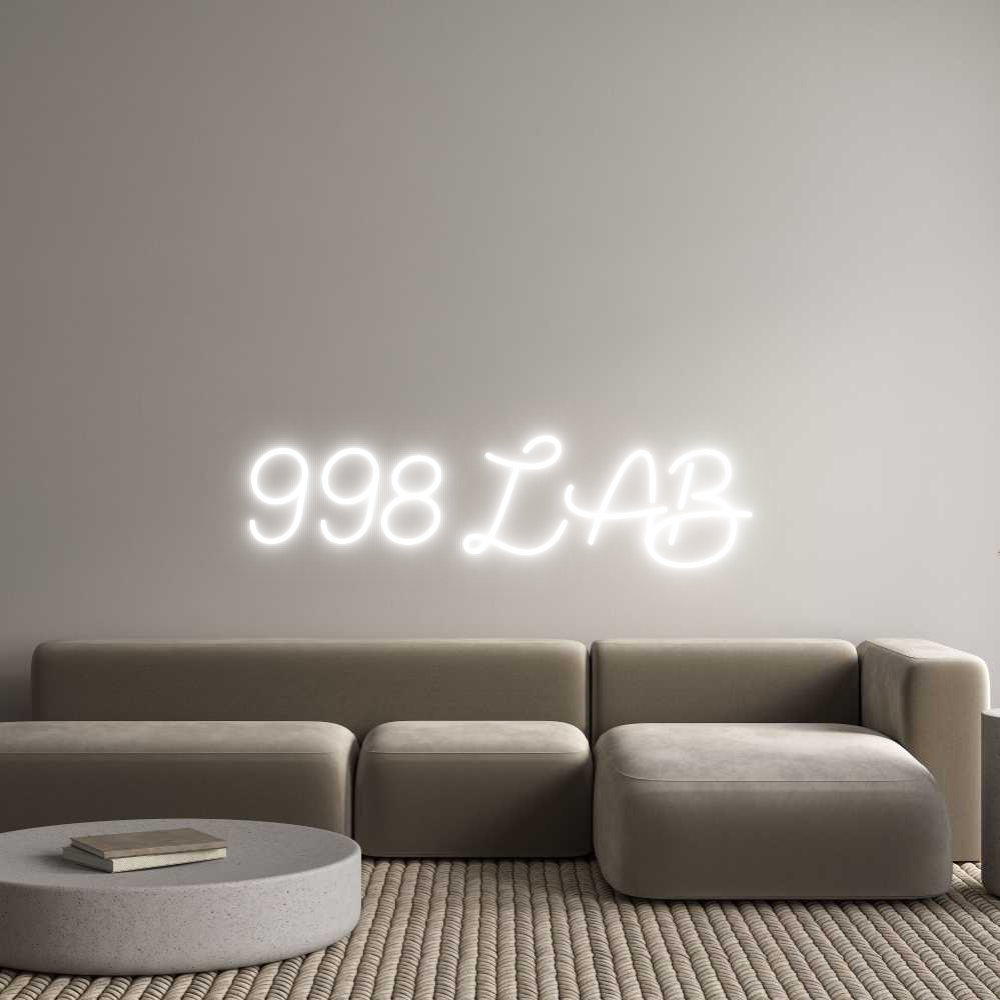 Custom Neon Sign Online Editor 998 LAB