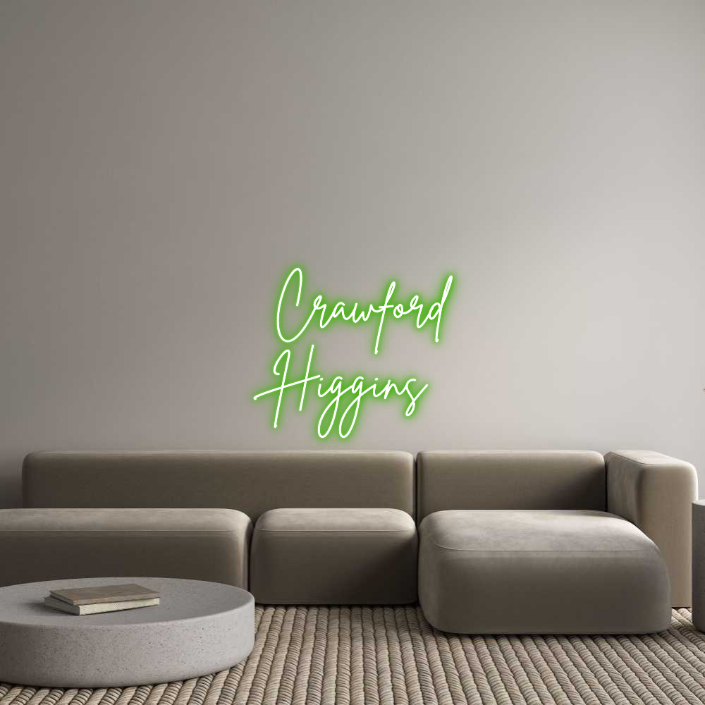 Custom Neon Sign Online Editor Crawford 
Hi...