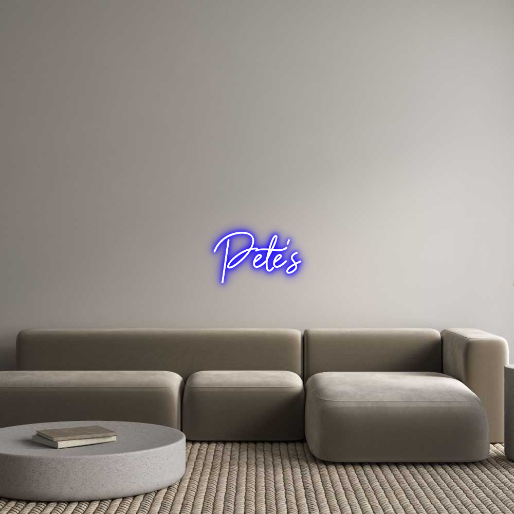 Custom Neon Sign Online Editor Pete’s