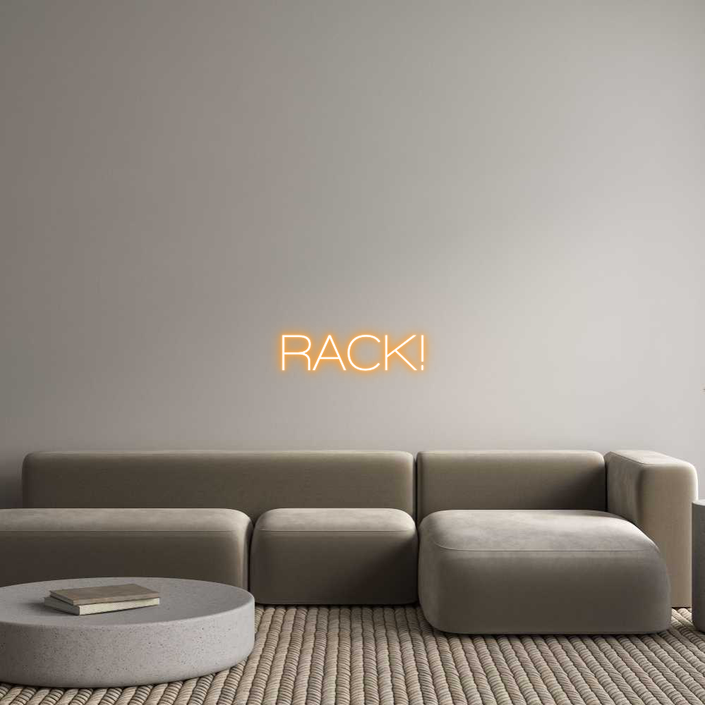 Custom Neon Sign Online Editor RACK!