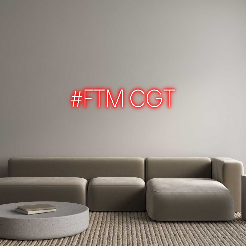 Custom Neon Sign Online Editor #FTM CGT